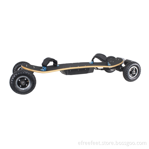 2017 Wholesale 1650w 4 wheel 5-ply Bamboo longboard 10 inch hoverboard electric skateboard